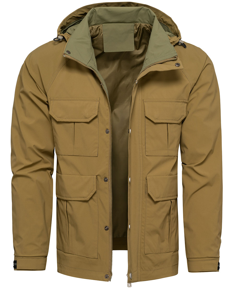 Kurtka męska khaki przejściowa Recea