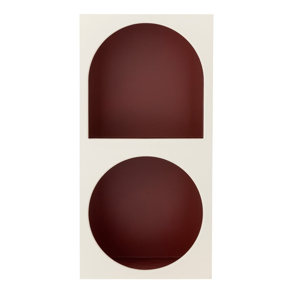 Czerwono-biały regał ścienny 30x60 cm Graphia – Bloomingville