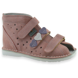 Kapcie profilaktyczne buty dla dziewczynki Danielki TA125/TA135 Pudrowy Róż