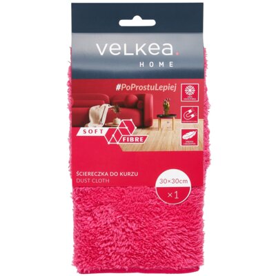 Ściereczka VELKEA 75221 30 x 30 cm Różowy