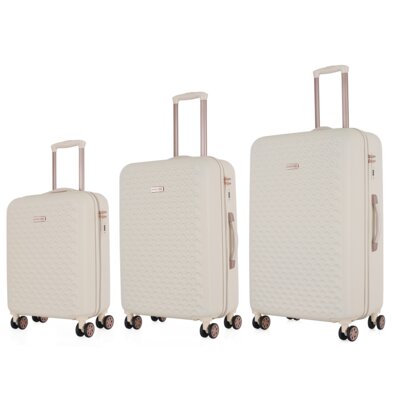 Zestaw walizek SEMI LINE T5791-0 Ecru