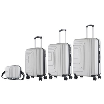 Zestaw walizek SEMI LINE T5762-0 Szary