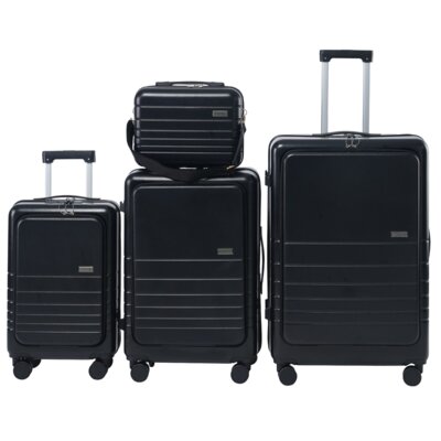 Zestaw walizek SEMI LINE T5964-0 Czarny
