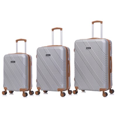 Zestaw walizek SEMI LINE T5849-0 Grafitowy