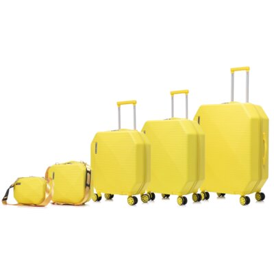 Zestaw walizek SEMI LINE T5825-0 Żółty