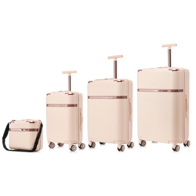 Zestaw walizek SEMI LINE T5945-0 Ecru