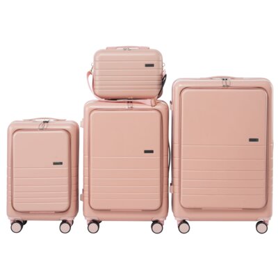 Zestaw walizek SEMI LINE T5965-0 Beżowy