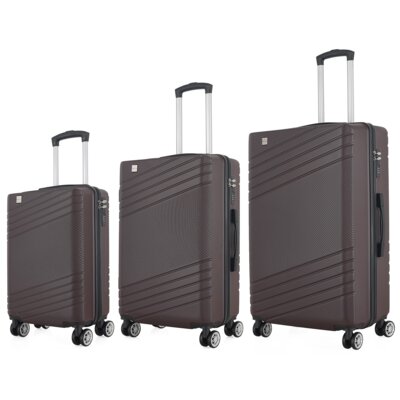 Zestaw walizek SEMI LINE T5788-0 Brązowy
