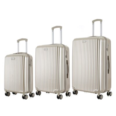 Zestaw walizek SEMI LINE T5954-0 Złoty