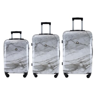 Zestaw walizek SEMI LINE T5731-0 Jasny-marmur