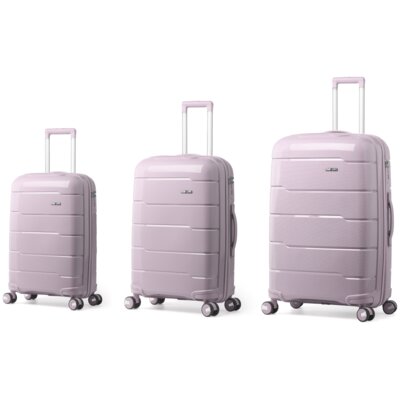 Zestaw walizek SEMI LINE T5793-0 Różowy