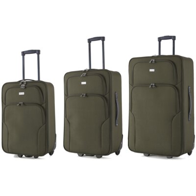 Zestaw walizek SEMI LINE T5966-0 Khaki