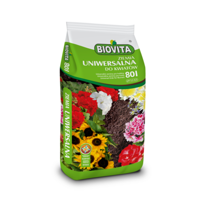 Ziemia uniwersalna do kwiatów 80 l Biovita
