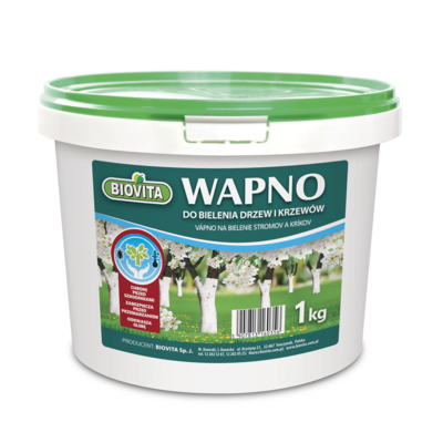 Wapno do bielenia i odkwaszania gleby wiaderko 1 kg a`240 Biovita