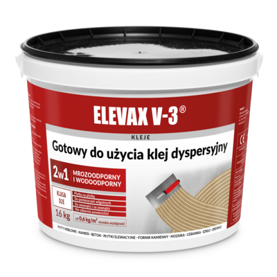 Klej dyspersyjny Elevax V-3 klasa D2E 16 kg Jurga