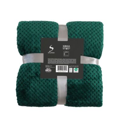 Koc Mana rozmiar 150 x 200 cm zielony