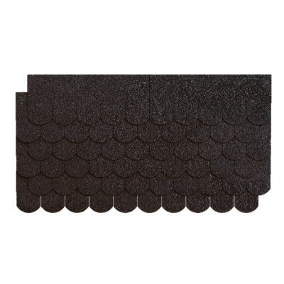 Gonty bitumiczne ETA karpiówka 800 diamentowy antracyt 3 m² Nexler