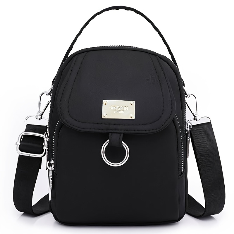 TEMU Męska Torba Krzyżowa - Uniseksowa Torba Kwadratowa na Ramię dla Mężczyzn i Kobiet, Casualowa Modna Torba w Jednolitym Kolorze z Wieloma