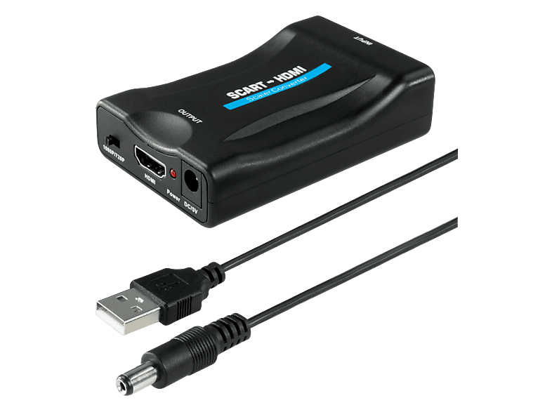 Konwerter AV Scart na HDMI ISY IHD-9026 Czarny