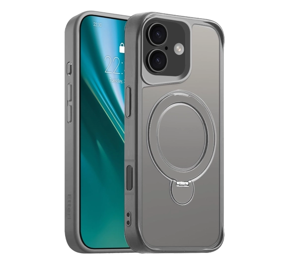 Etteri Matt Mag Ring do iPhone 17 Szary