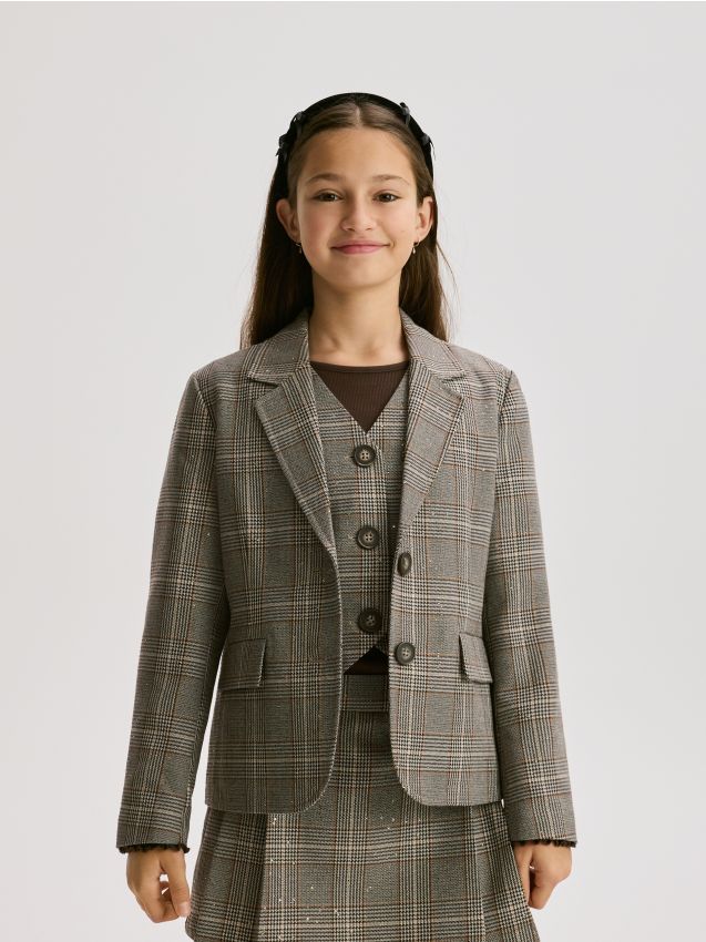 Reserved - Marynarka z cekinami - wielobarwny