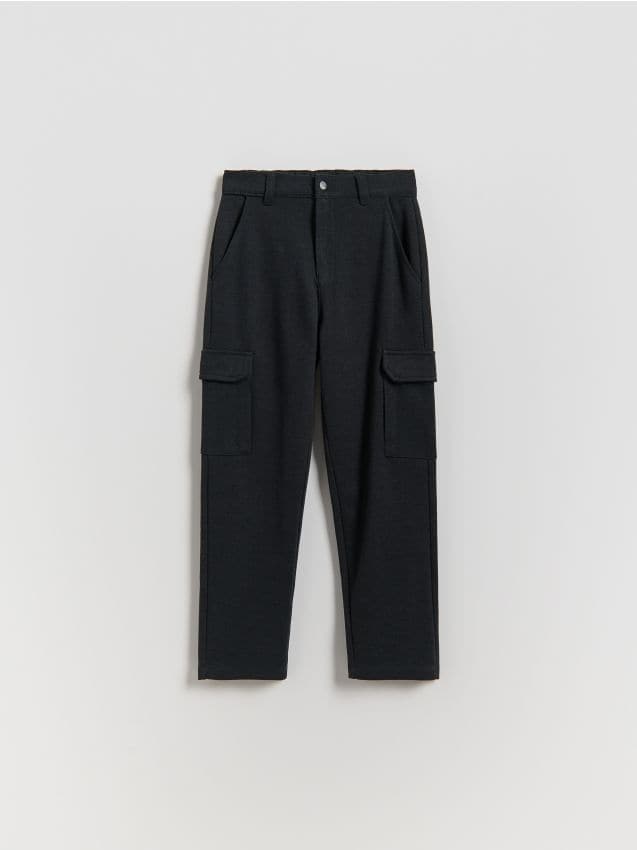 Reserved - Spodnie cargo - ciemnoszary
