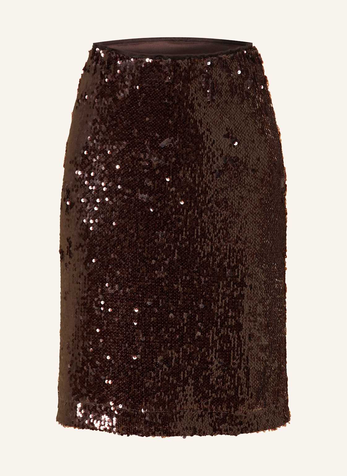 More & More Spódnica Z Cekinami braun