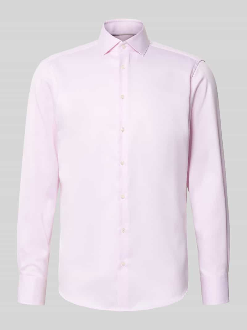 Koszula biznesowa o kroju regular fit z bawełny z kołnierzykiem typu cutaway