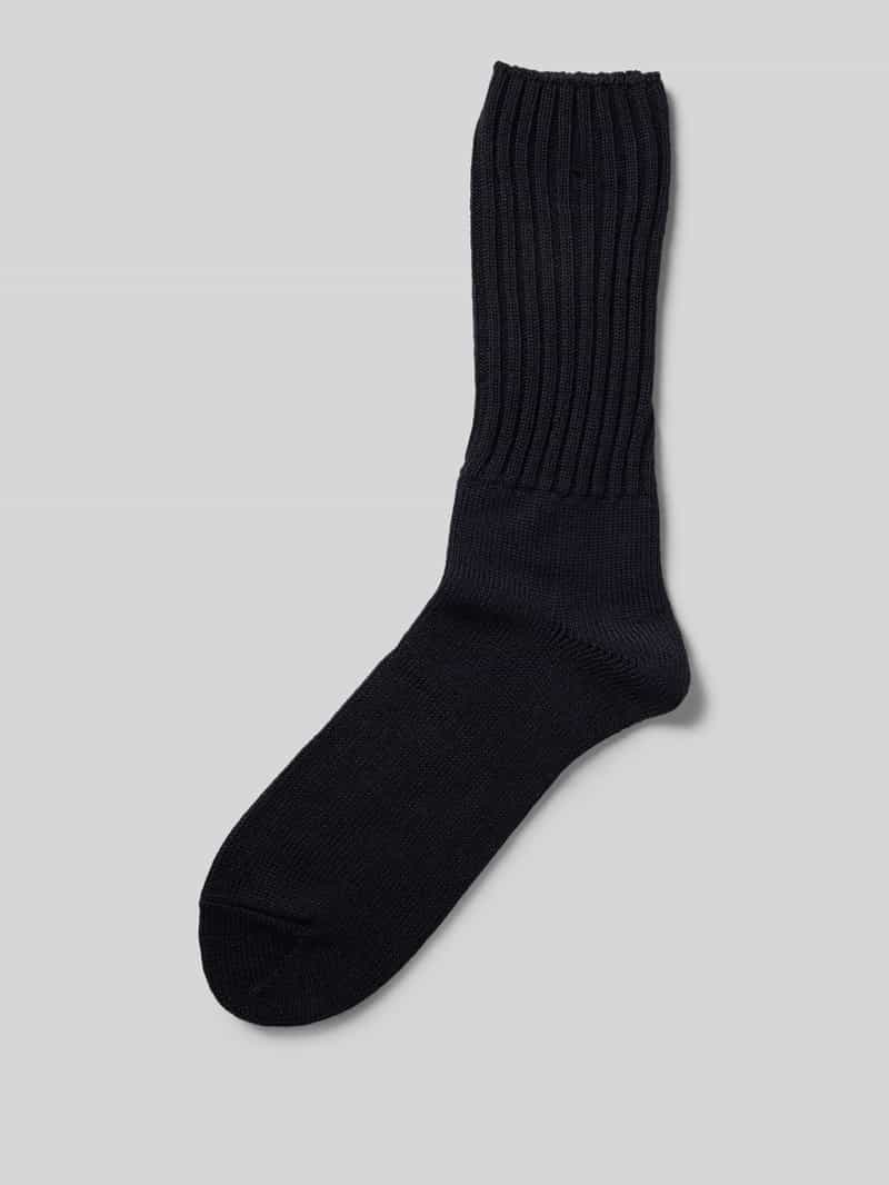 Skarpety z prążkowanym wykończeniem model ‘Nelson’