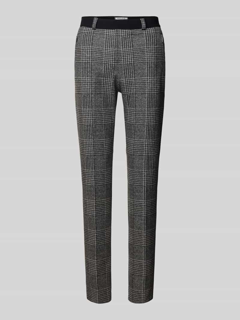 Spodnie materiałowe o kroju slim fit z dodatkiem wiskozy model ‘Lillyth’