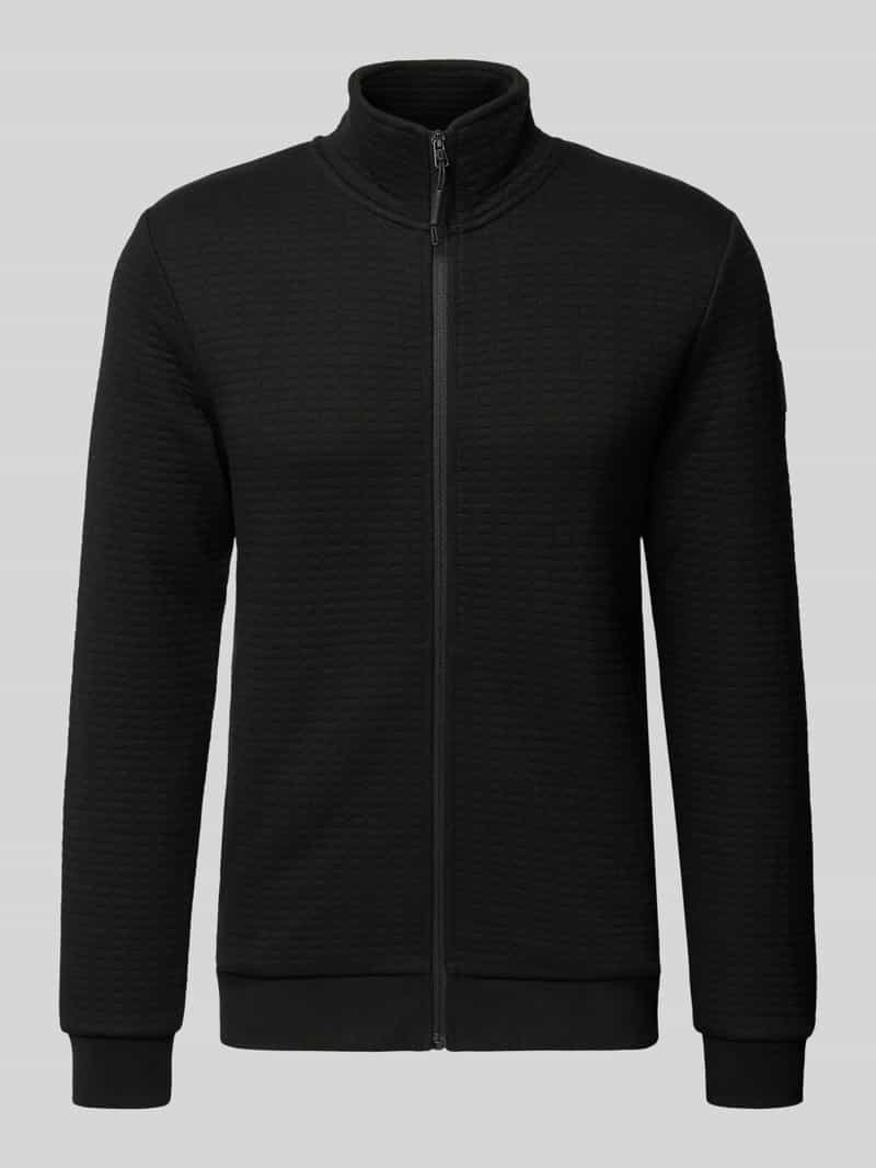 Bluza rozpinana o luźnym kroju z mieszanki bawełny