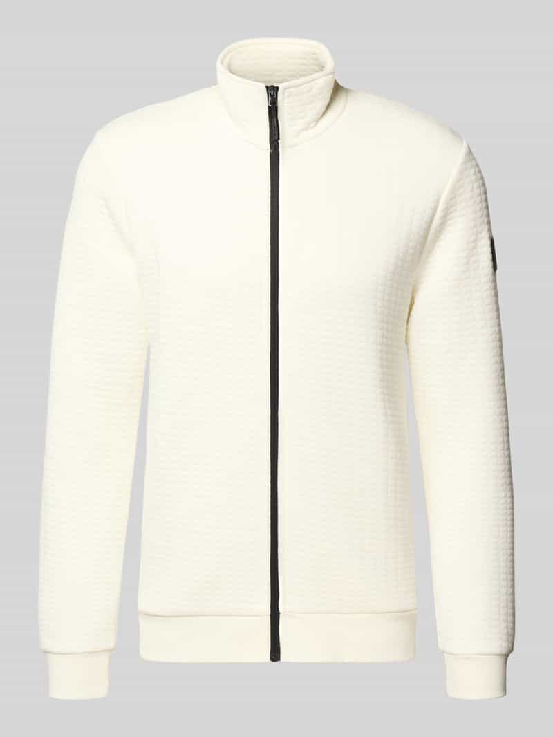 Bluza rozpinana o luźnym kroju z mieszanki bawełny