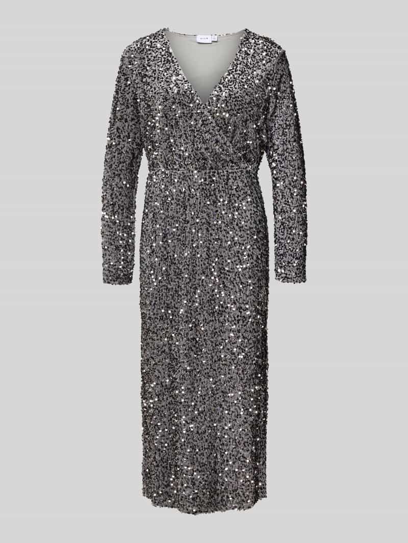 Sukienka midi z dekoltem w serek model ‘FAITH’