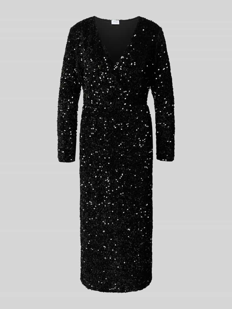 Sukienka midi z dekoltem w serek model ‘FAITH’