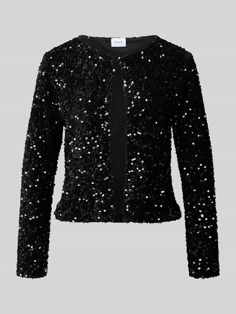 Kurtka z cekinowym obszyciem model ‘FAITH’