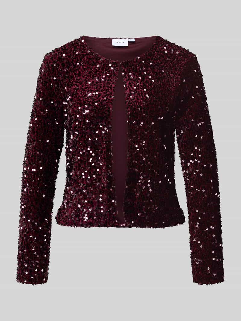 Kurtka z cekinowym obszyciem model ‘FAITH’