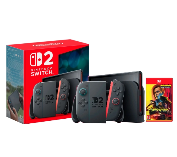 Nintendo Switch 2 Joy-Con Czarny + Cyberpunk 2077 Ultimate Edition