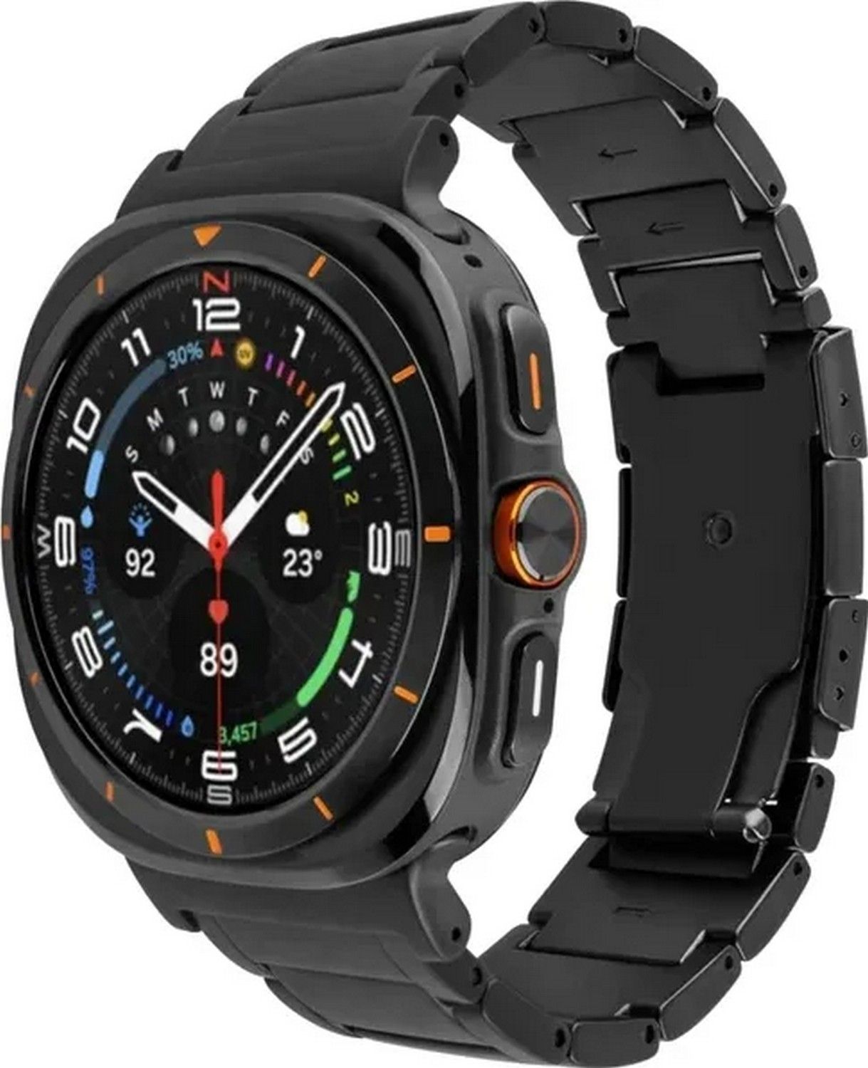 FIXED Tytanowa bransoleta do Samsung Galaxy Watch Ultra, czarna