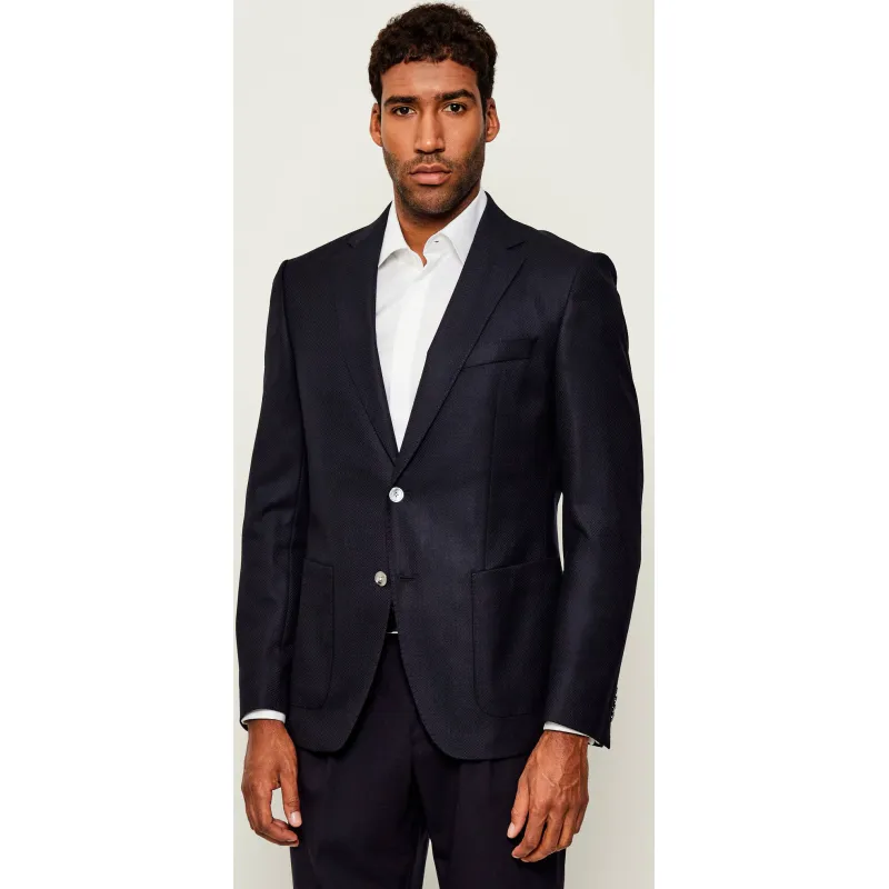 BOSS BLACK Wełniana marynarka H-Hutson-2PP-253 | Slim Fit