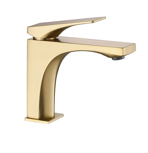 Rea Bateria umywalkowa niska Joe złoto szczotkowane