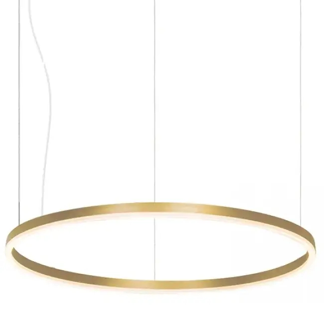 Wisząca nad stołem lampa 22240 LED 57W 3000K do jadalni ring złoty
