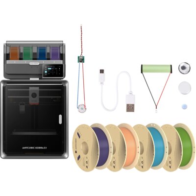 Drukarka 3D ANYCUBIC Kobra S1 Combo + Filament + Zestaw Miecz Świetlny SBKS1C