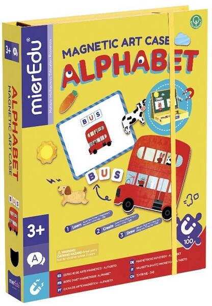 Puzzle magnetyczne Art Case - Alfabet
