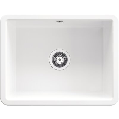 DEANTE Zlewozmywak jednokomorowy Lumi ZCU 610C Biały 43x55.7