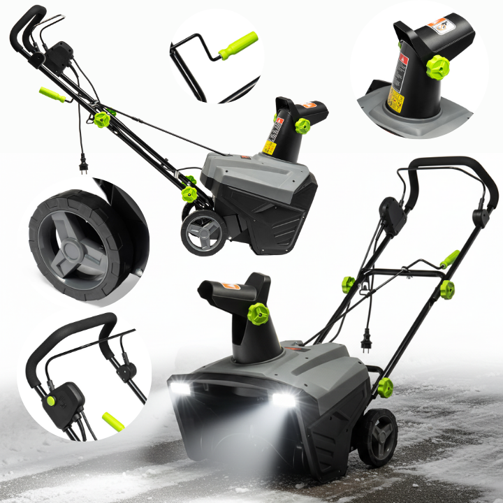 NAC Mocna odśnieżarka elektryczna, szer. 50 cm, głęb. 25 cm STE230-50/25-W