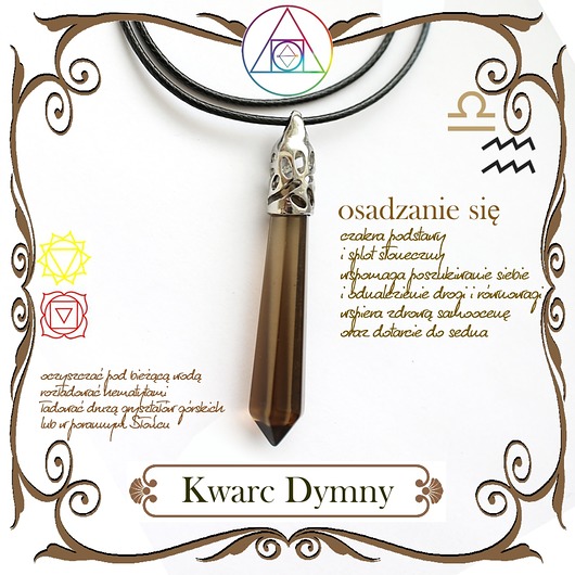 Kwarc Dymny obelisk