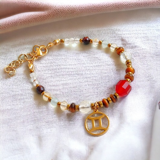 BLIŹNIĘTA - zodiac collection - PREMIUM - gold