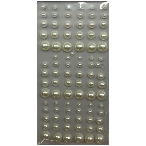 Perełki samoprzylepne okrągłe 90 szt