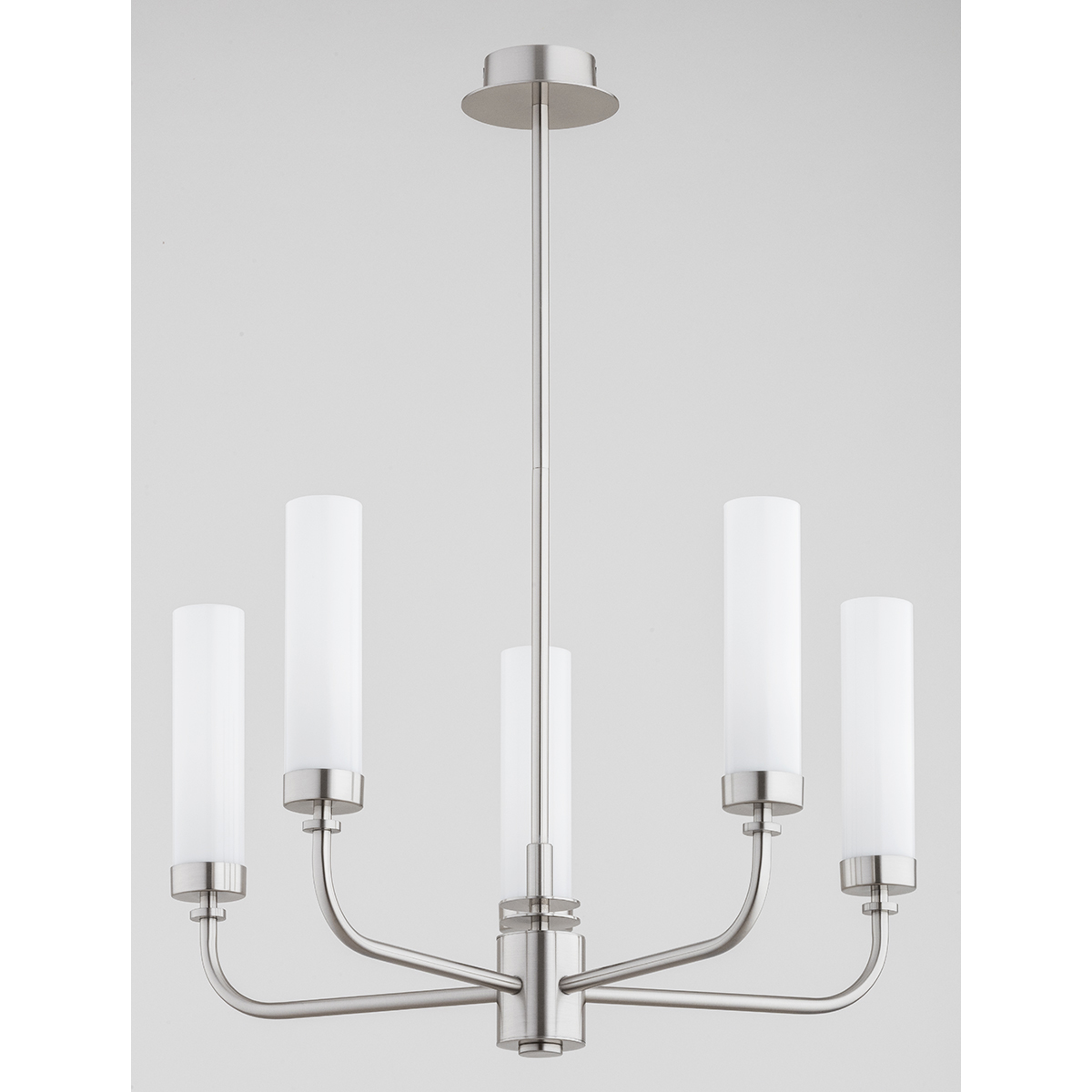 Żyrandol PRESTON 5xE14 - srebrny