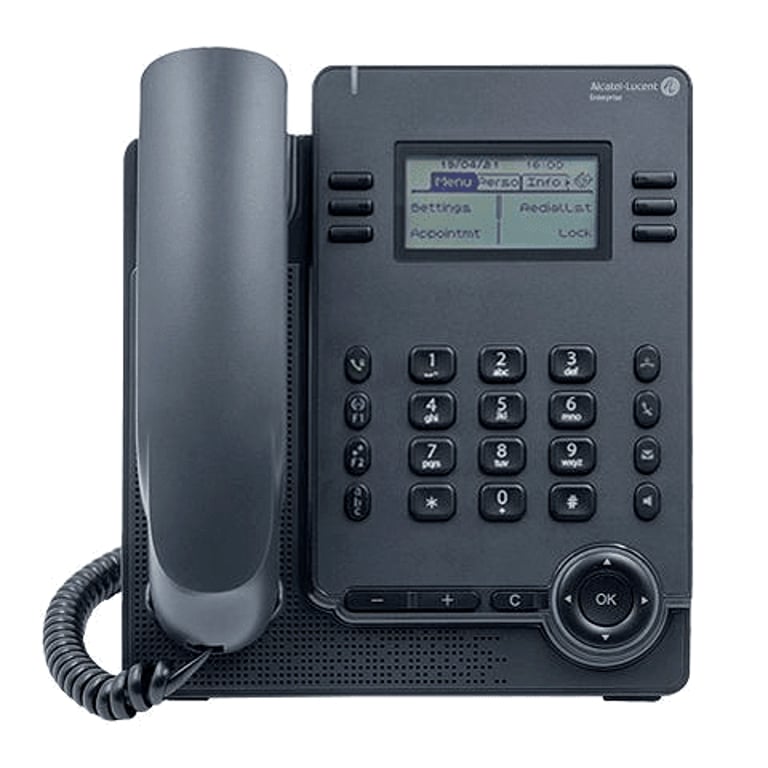 Alcatel-Lucent Enterprise ALE-20 telefon VoIP Szary LCD